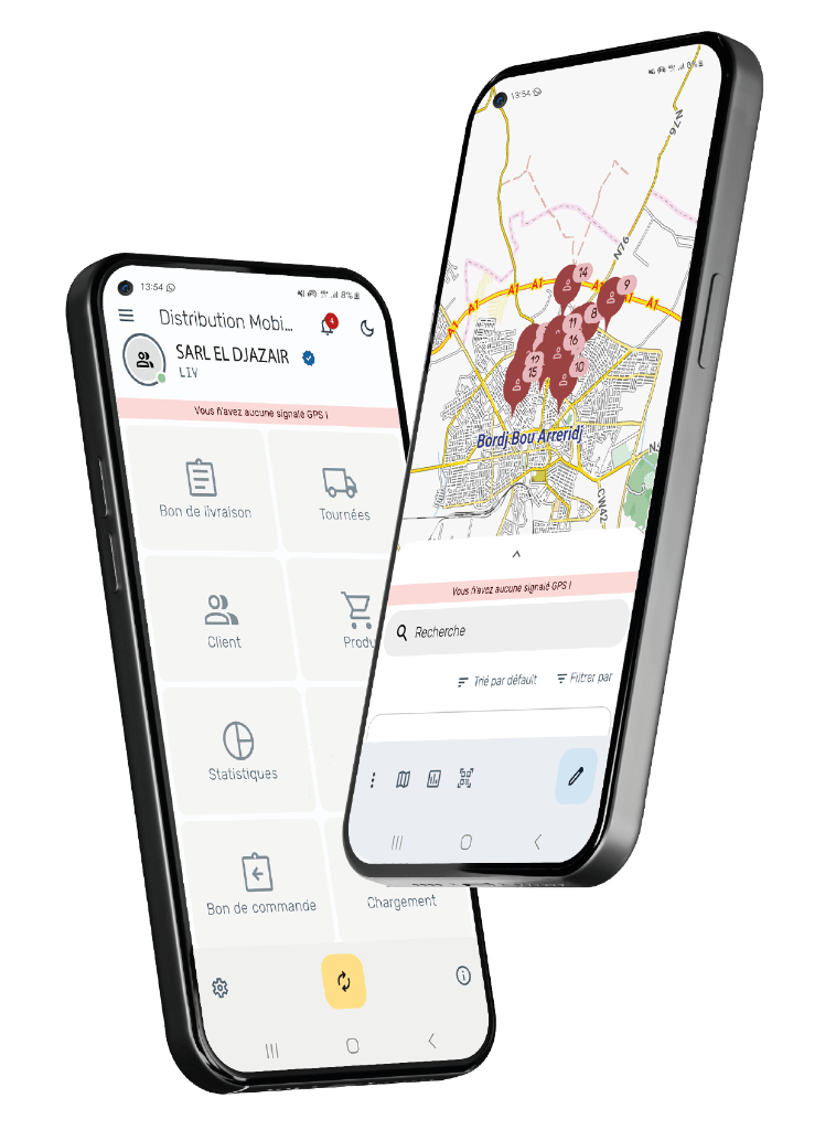 Cartographie GPS et suivi des tournées de distribution en Algérie